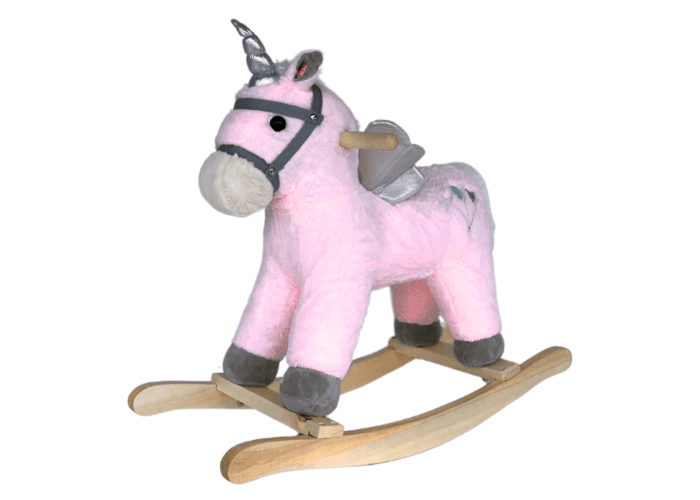 BergHOFF Caballo balancín unicornio (pequeño) - Rosa