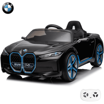 BMW i4 Coche Eléctrico para Niños de 12V con Control Remoto - Negro