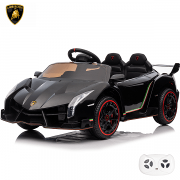 Lamborghini Veneno coche eléctrico infantil negro