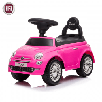 Fiat 500 paseo en rosa