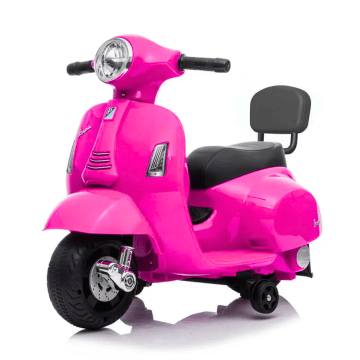 Mini vespa scooter eléctrico para niños rosa