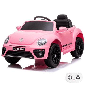 Volkswagen Beetle Eléctrico para Niños12V - Rosa