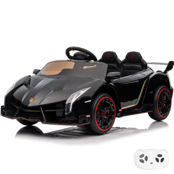 Lamborghini Veneno Eléctrico para Niños 12V 4x4 - Negro