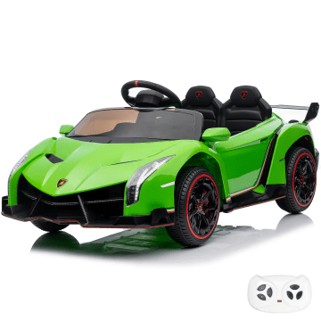 Lamborghini Veneno Eléctrico para Niños 12V 4x4 - Verde