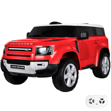 Landrover Defender coche eléctrico infantil rojo