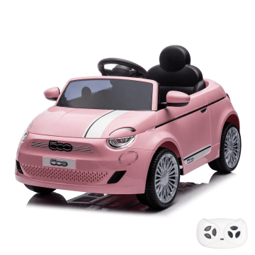 Fiat 500e Coche Eléctrico para Niños con Control Remoto - Rosa