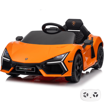 Lamborghini Revuelto Eléctrico para Niños 12V - Naranja