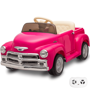 Coche Chevrolet 3100 Eléctrico para Niños 12V - Rosa