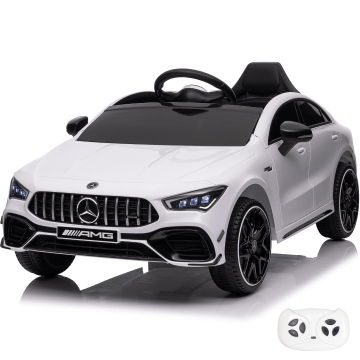 Mercedes CLA45s AMG Eléctrico para Niños 12V - Blanco