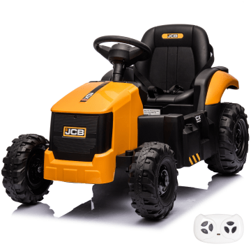 JCB Tractor Eléctrico para Niños 12V - Amarillo